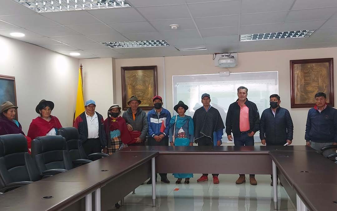 Compromisos con las comunidades del cantón Colta