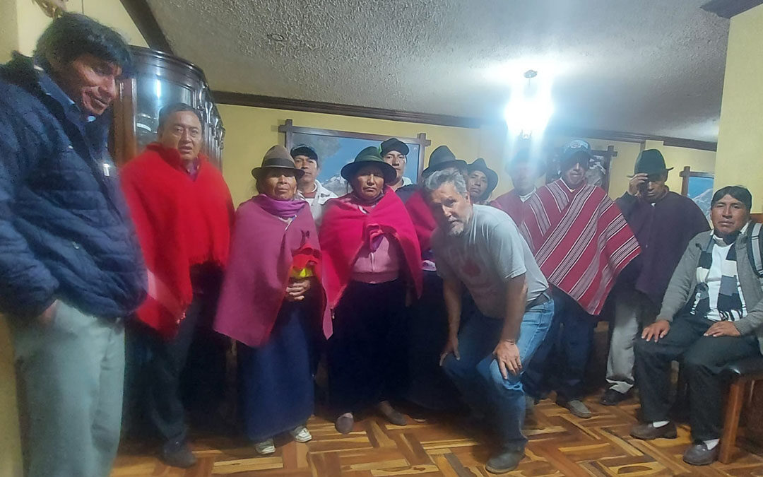 Reunión de trabajo comunidades Cacha